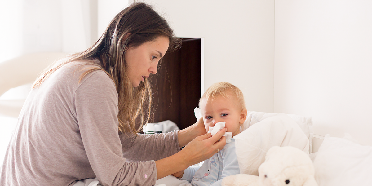 ¿Cómo identificar un resfriado común en bebés?