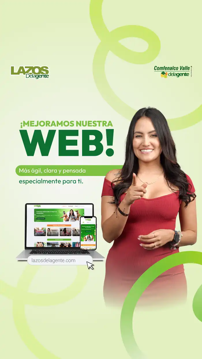  En Lazos Delagente renovamos nuestro sitio web