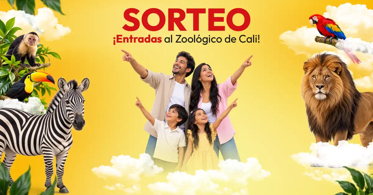 SORTEO DE PASES DOBLES PARA ZOOLÓGICO DE CALI